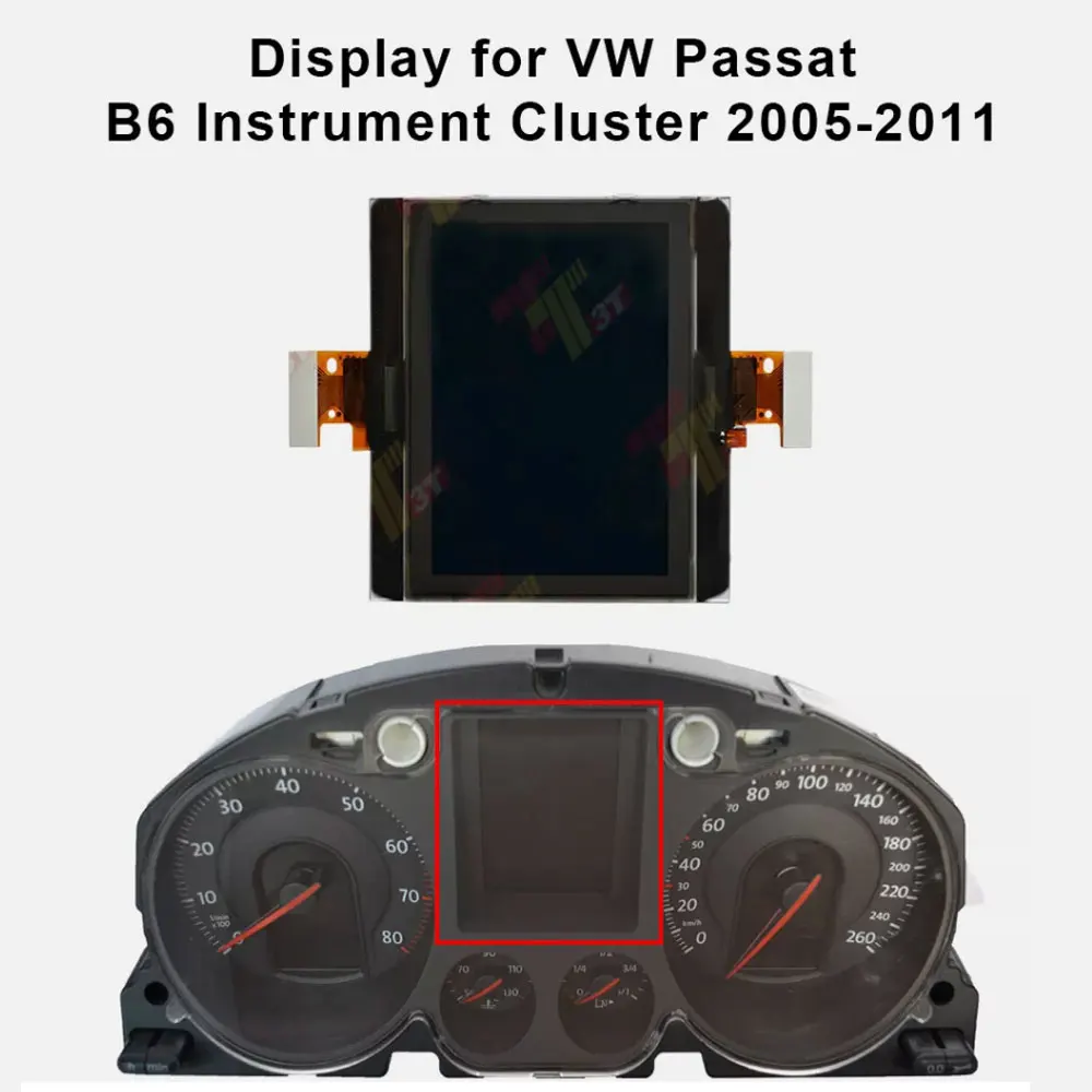 Dashboard LCD Display for VW Passat Jetta Golf V GTi Touran, Skoda Octavia Dashboard