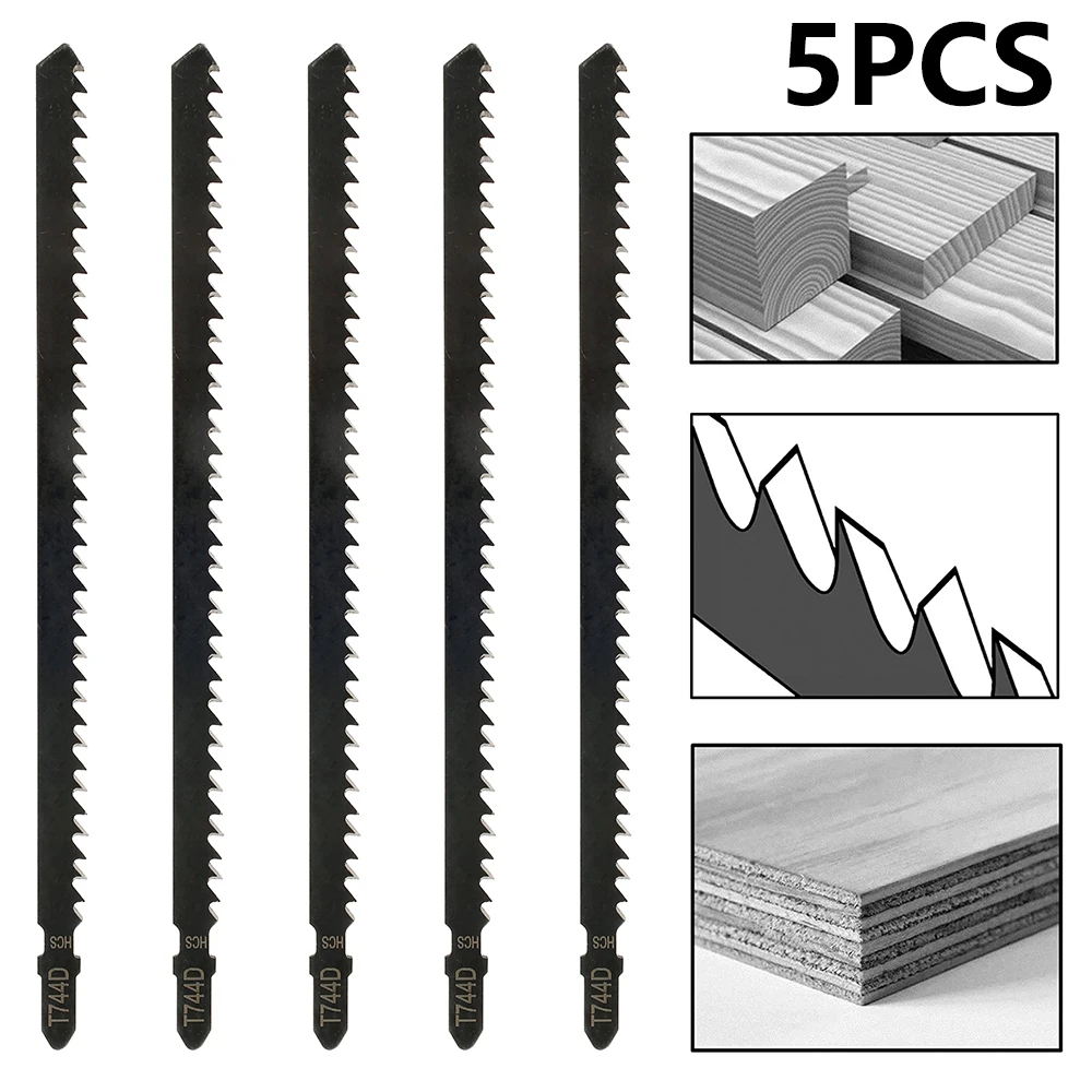 

5pcs 180mm 156mm T744D Long Jigsaw Blades Very Fast Cuts For Fast Cutting Wood And Wood Products Woodworking Blades Hand Tool
