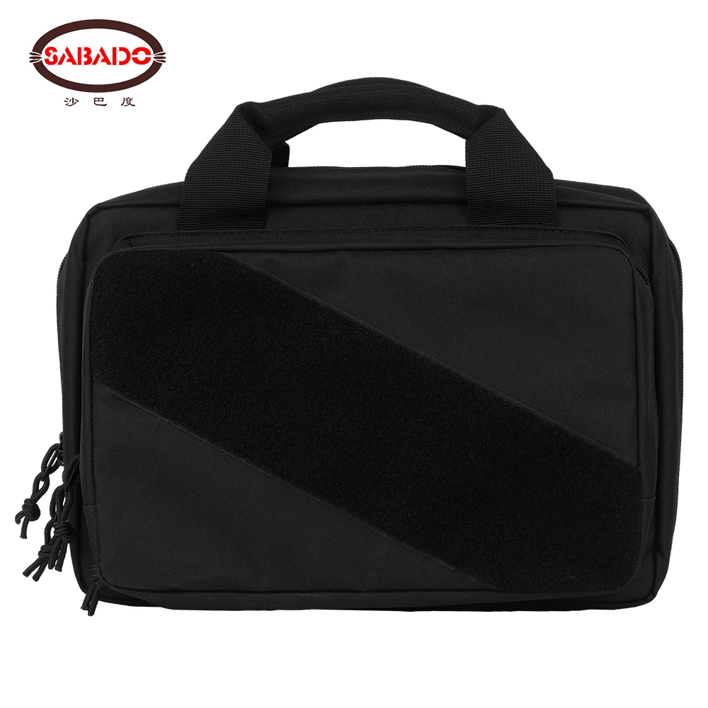 Outdoor Handgun Case 9mm Storage Slots Pistol Firearm Lockable Bag Large Capacity Tactical Hunting Airsoft Gear Tool Pocket 900D