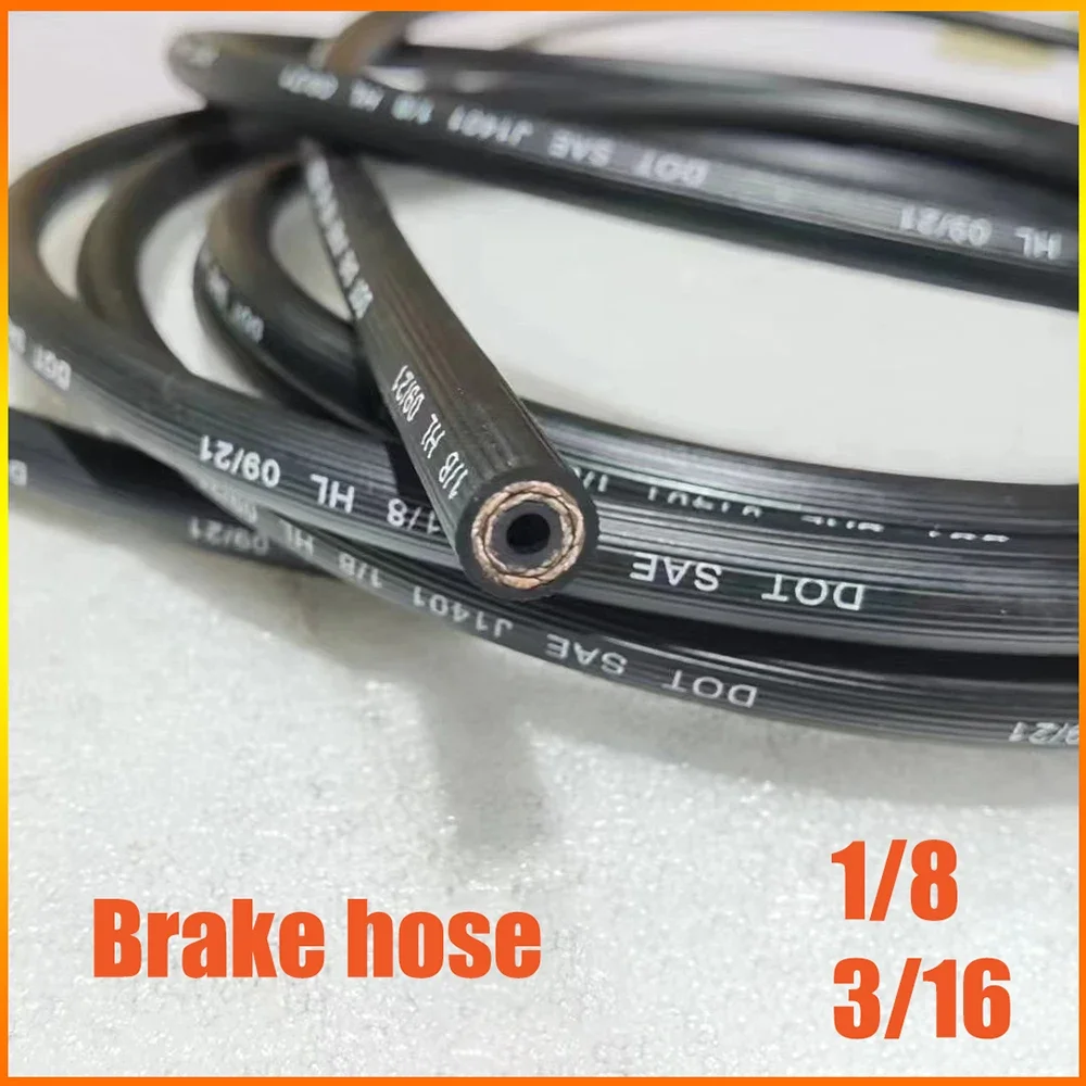 Beach Car Brake Hose Rubber Brake Oil Pipe Fuel Hose Suitable for modifying the brake oil circuit of automobiles and motorcycles