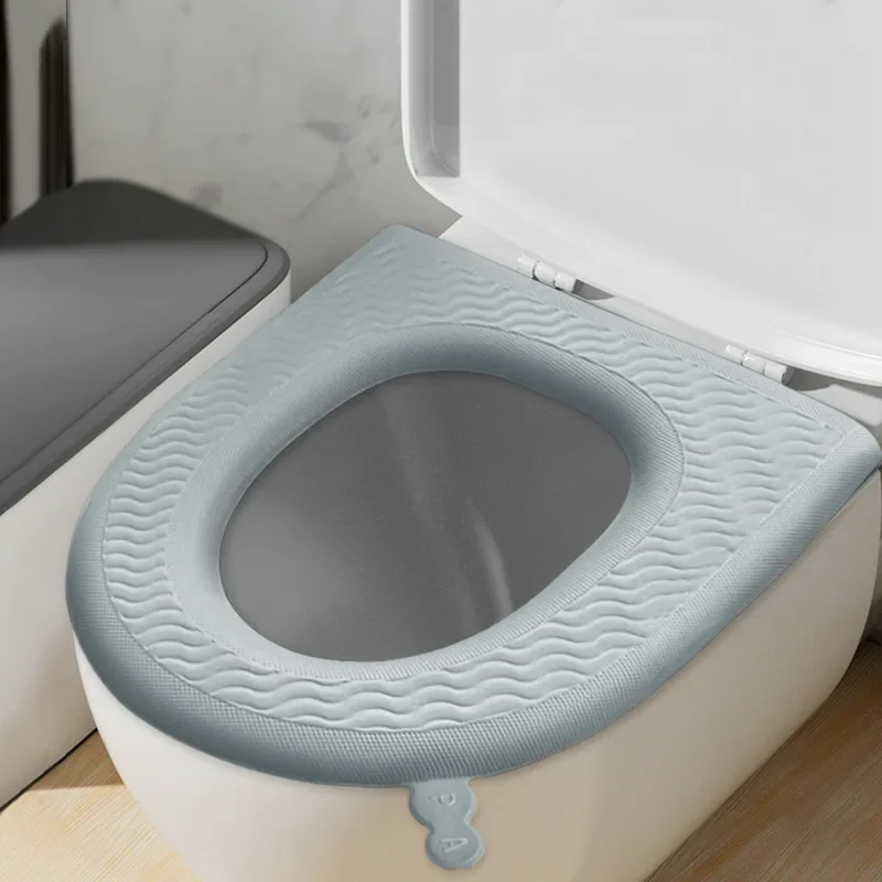 Superior Universal Toilet Seat Macaron Color Four Seasons Closestool Mat Soft Toilet Seat Cushion Bathroom Toilet Accessories EV