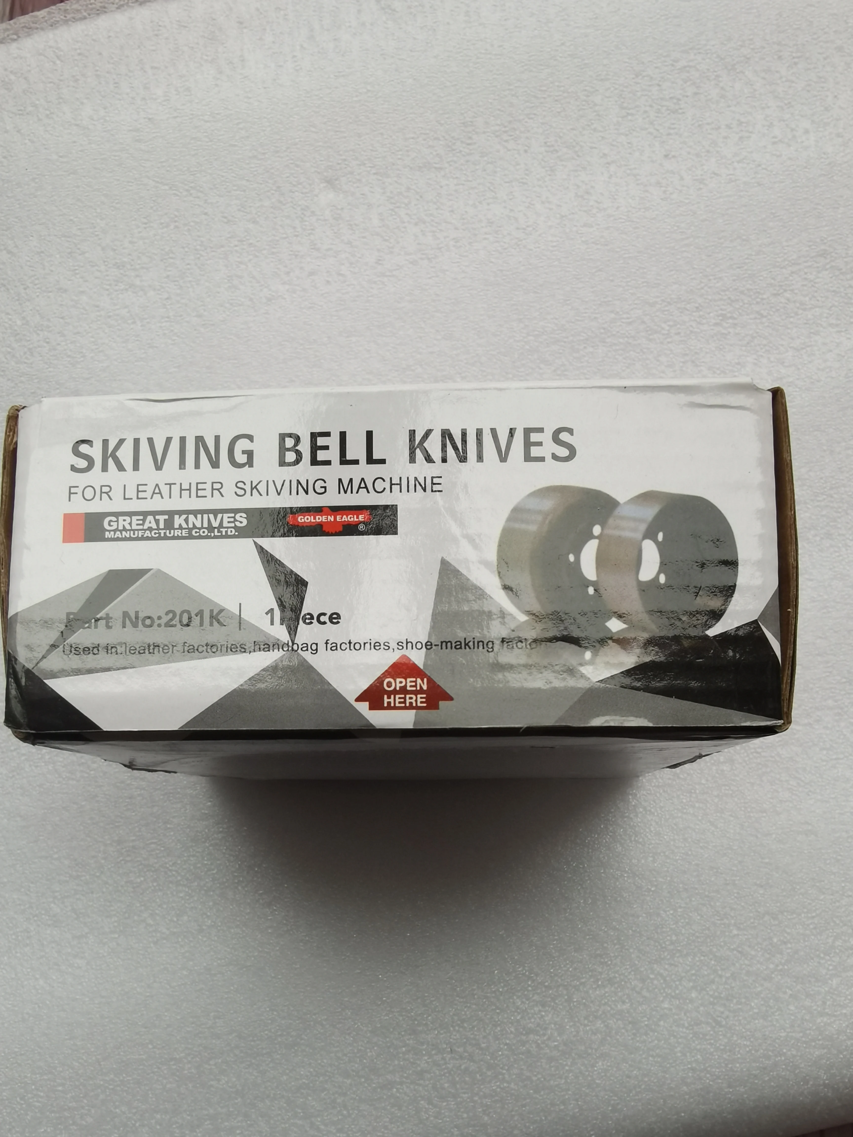 Skiving Bell Knives/ Blade，For 801 Series Leather Skiving Machine,Stainless,Part NO.201K,Best Seller With High Quality!