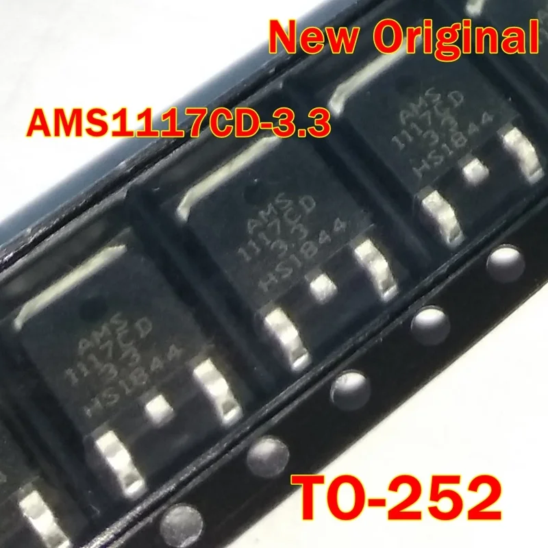 

1Pcs to 100Pcs Ams1117Cd-3.3 To-252 New Original 1A Low Dropout Voltage Regulator