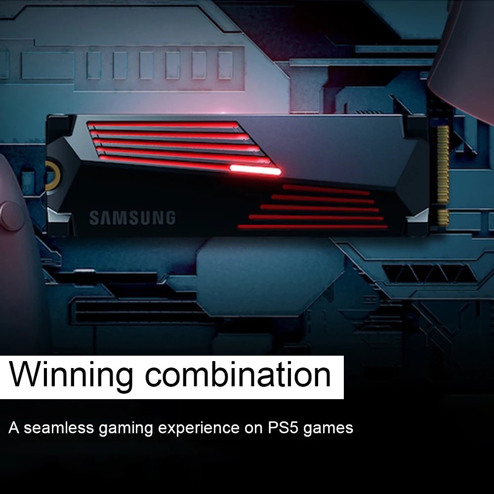 جهاز كمبيوتر محمول من smme M.2 x x0cie gen4.4 990pro محرك الحالة الصلبة NVMe M.2 SAMSUNG 990 PRO SSD 1TB 2TB 4TB PCIe Gen4.0x4 990pro Solid State Drive NVMe M.2 2280 Internal SSD for Desktop Laptop PC Computer