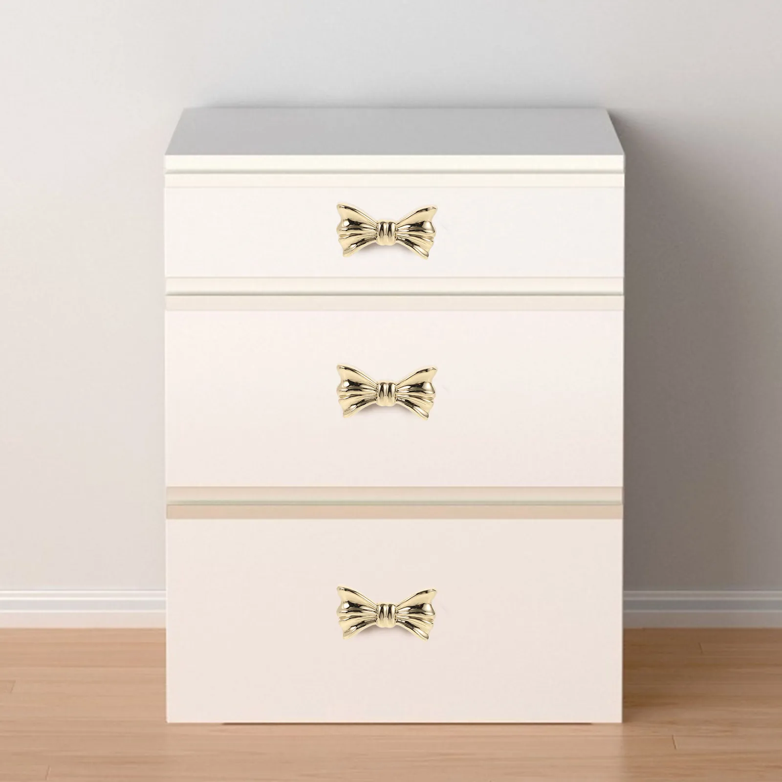 

Golden Brass Bow Drawer Knobs Vintage Cabinet Handles for Dresser Wardrobe Furniture Decorative Home Hardware Cupboard Pulls