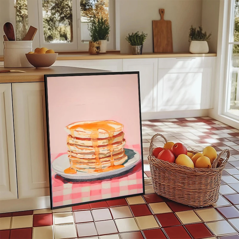 Colorful Summer Popsicle Poster Still Life Dining Room Breakfast Food Prints Canvas Painting Wall Art Picture Home Kitchen De
