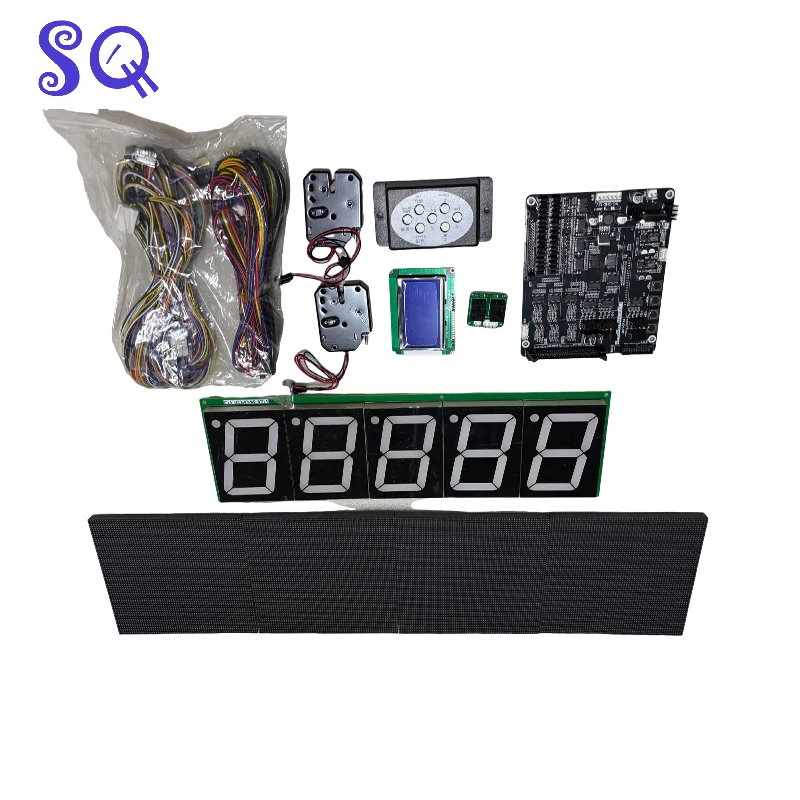Challenge 10S Seconds Timer Arcade Prize Vending Game Machine Set Pixel Dot Matrix Screen Display Coin Operated Entertainment