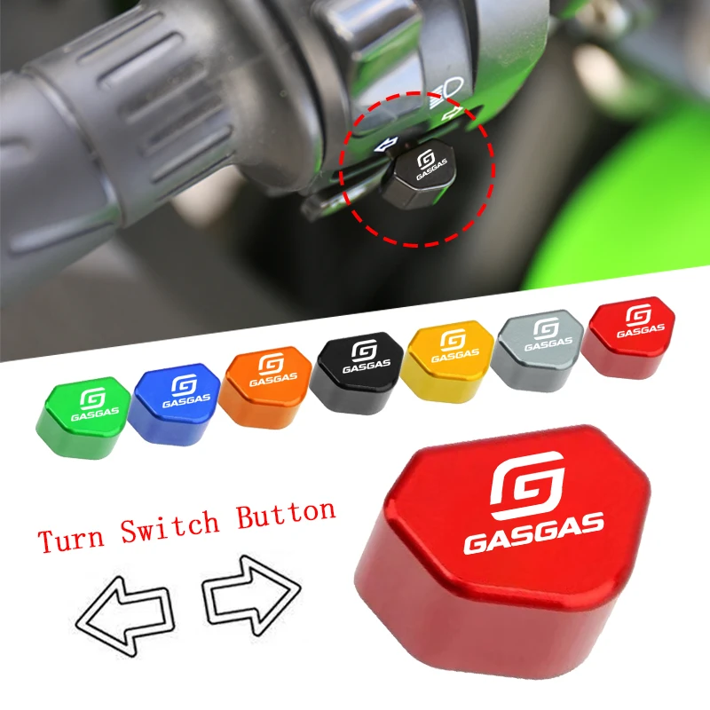 

For GASGAS MC450F EC300 GP SM 700 900 EC CNC Aluminum Mototcycle Switch Button Turn Signal Switch Key Cap