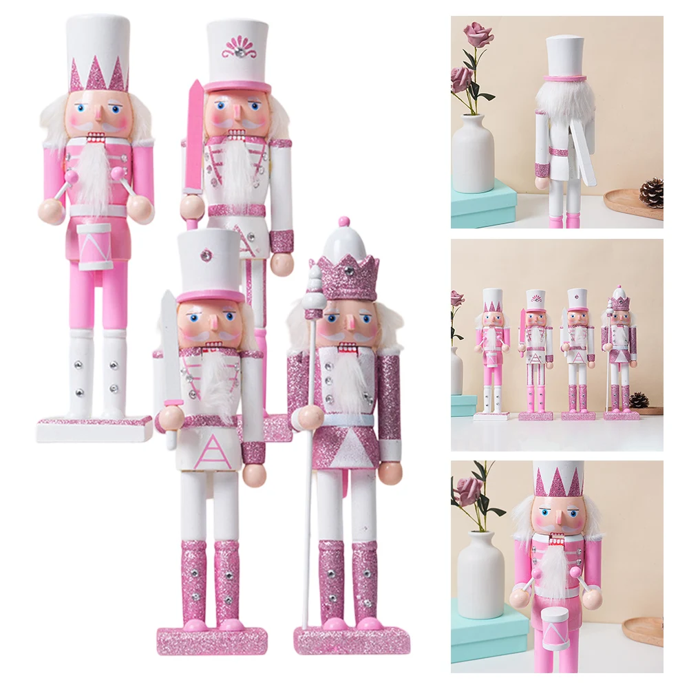 Charming Design Christmas Parties Nutcracker Doll Christmas Ornament Festive Touch Home Decor Enhancement Lightweight Design