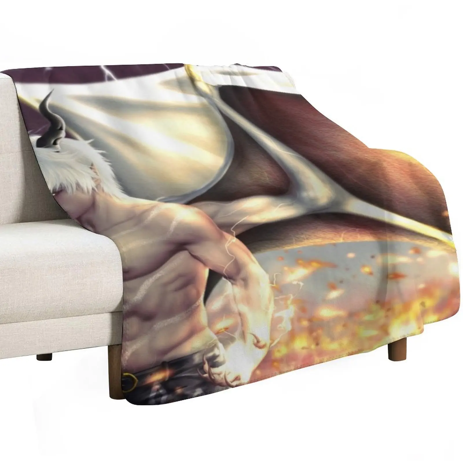 

mammon Throw Blanket Warm Flannel Fabric Sleeping Bag Soft Blankets