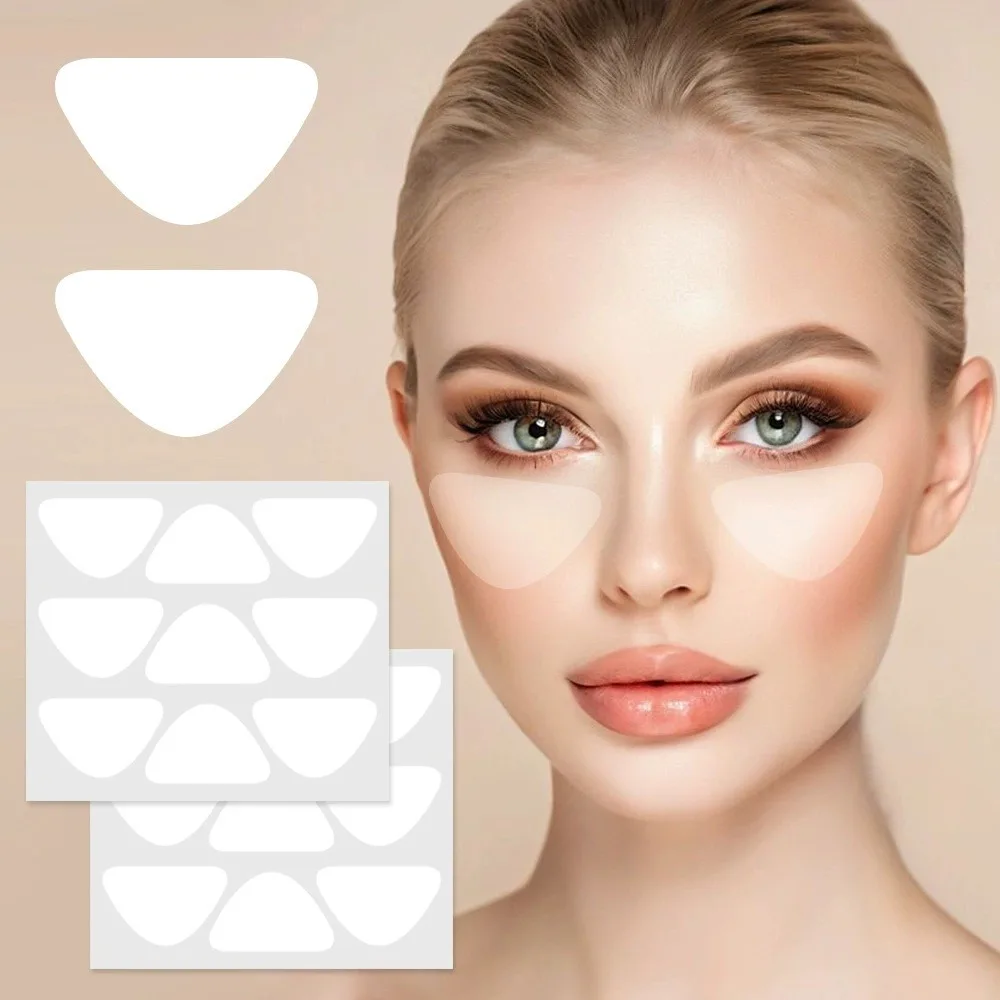 4/15 sheet Multi-Use Face Firming Patches Triangle Design Nasolabial Folds Forehead Under-Eye Wrinkles PE Material Safe Skincare