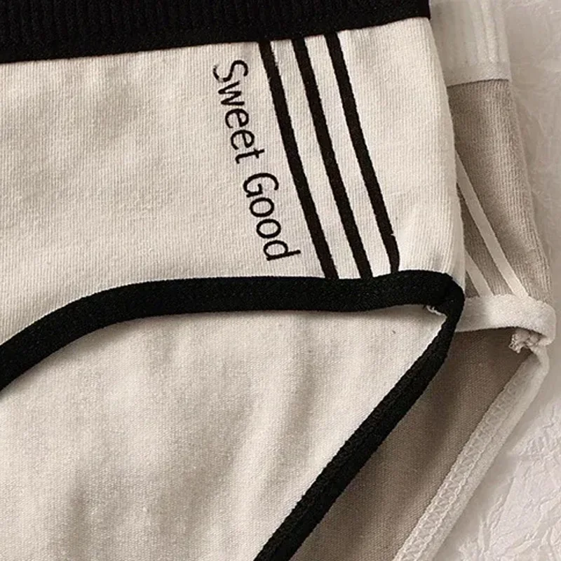 Women Underwear Cotton Crotch Mid Waist Traceless Sexy Panties Japanese Sports Style Girls Breathable Underpants Simple Lingerie image 6