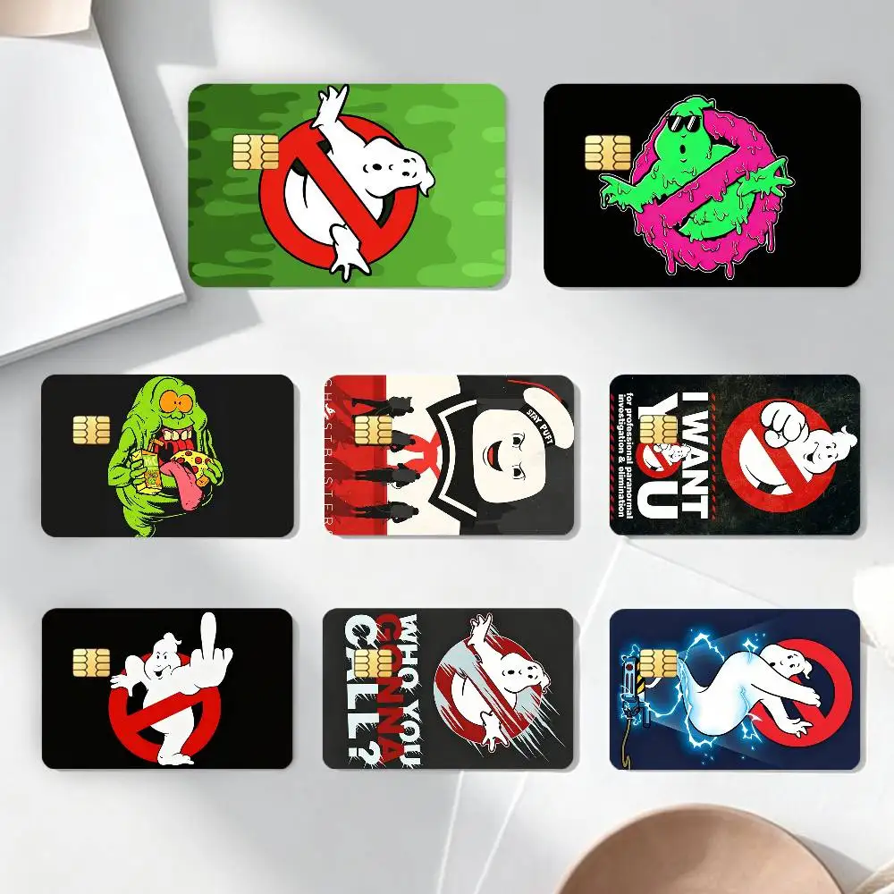 

M-Movie G-Ghostbusters Credit Card HD Stickers Game Card Decal Card Matte Film Skin Small Chip Waterproof Sticker