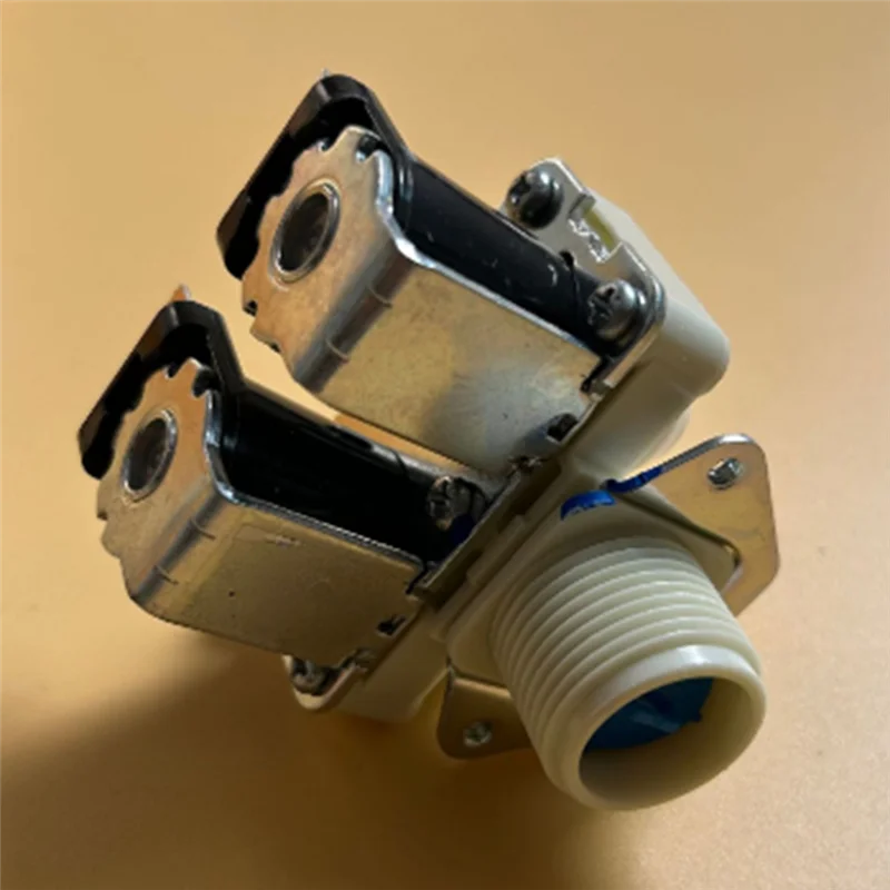 ABFU-صمام الملف اللولبي 1 في 2 خارج للغسالة مكانس كهربائية للكنس للأجهزة المنزلية الأوتوماتيكية صمام مدخل المياه مع المسمار #1