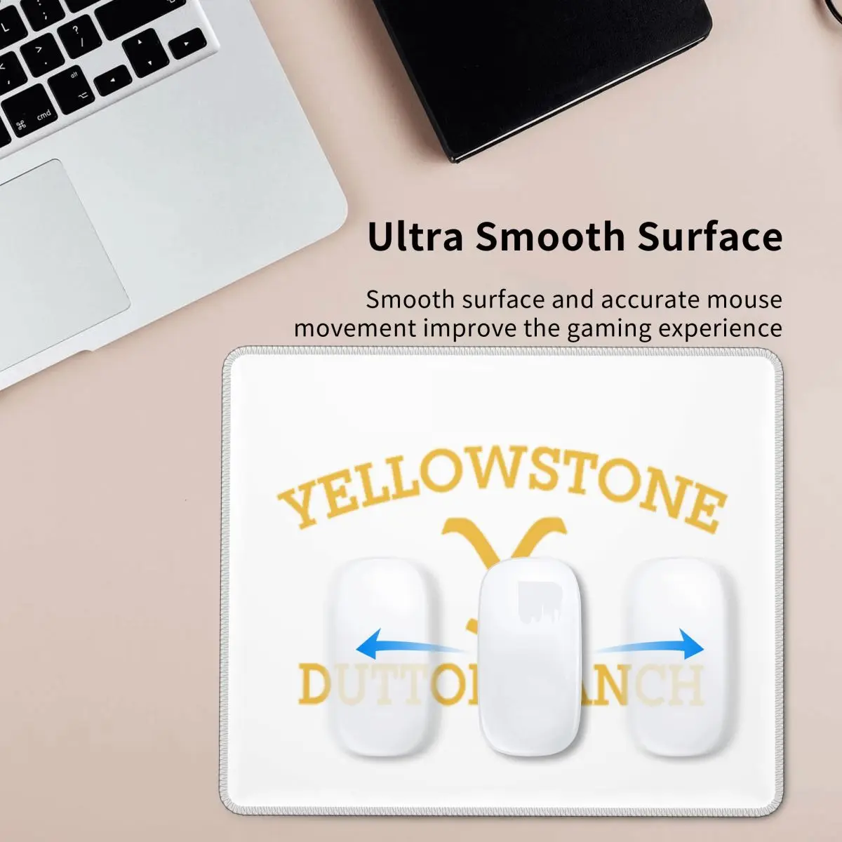 يلوستون داتون رانش ماوس الوسادة الكمبيوتر لوحة المفاتيح ماوس حصيرة الألعاب مكتب الكمبيوتر المحمول حصيرة مكتب الملحقات الجدول الحصير