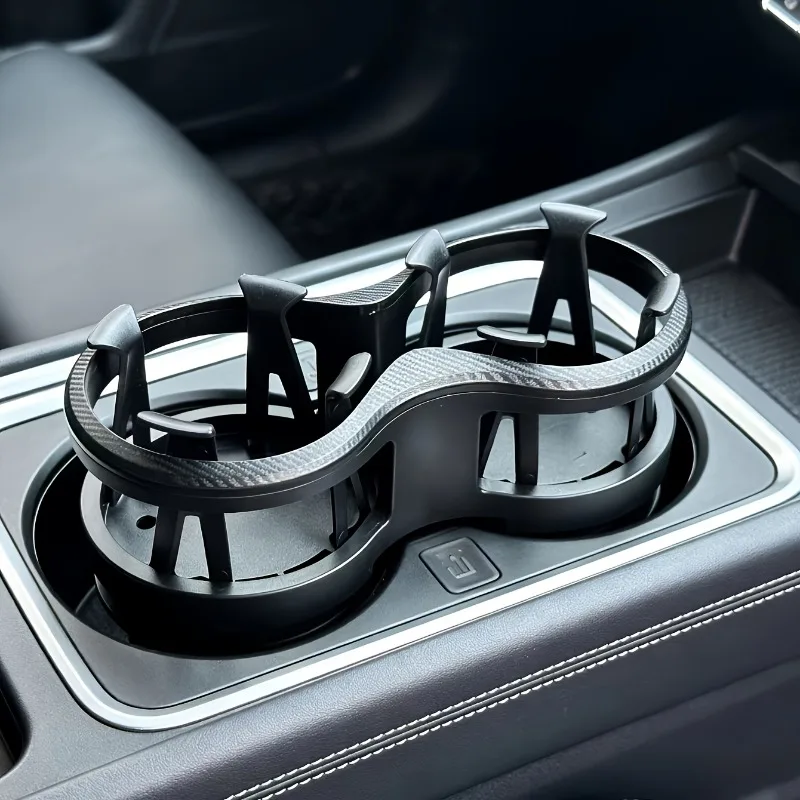 Car Cup Holder Expander 2-in-1 Dual Cup Holder Adapter Adjustable Car Drink Holder Organizer Auto Interior Accessories