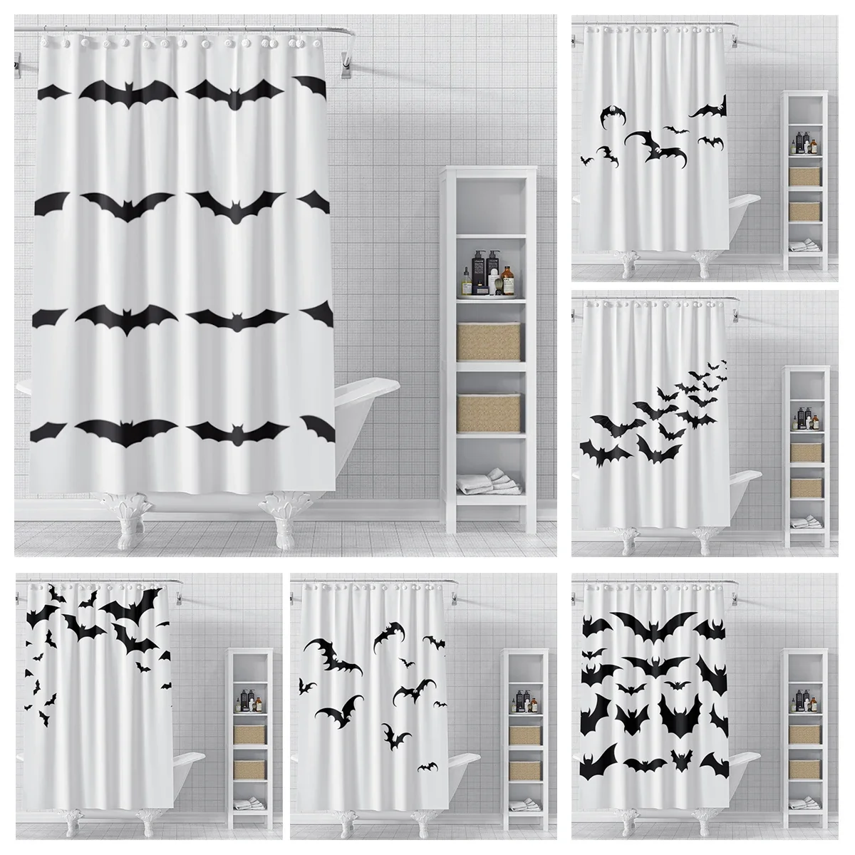 

Домашний декор, занавески для душа, ткань, Современная Скандинавская гостиная, осенняя Тыква Счастливого Хэллоуина