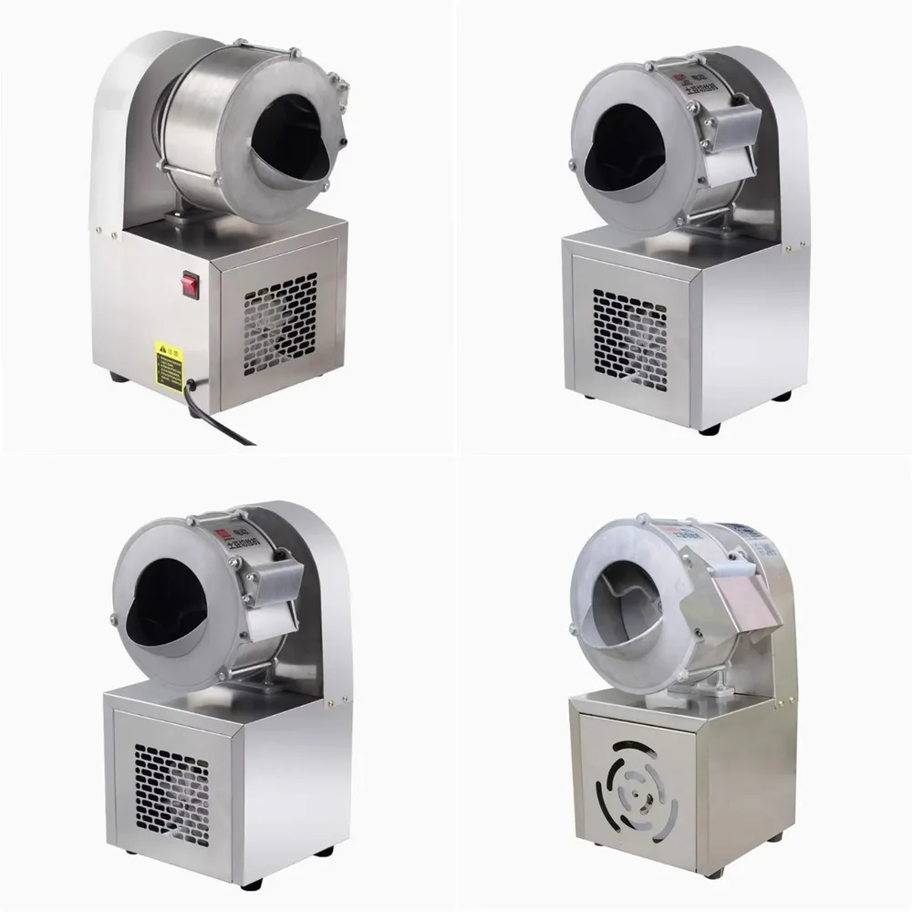 180W 220V Automatic Cutting Machine for Commercial Use Potato Carrot Ginger Slicer Vegetable Slicing Machine Food Processor