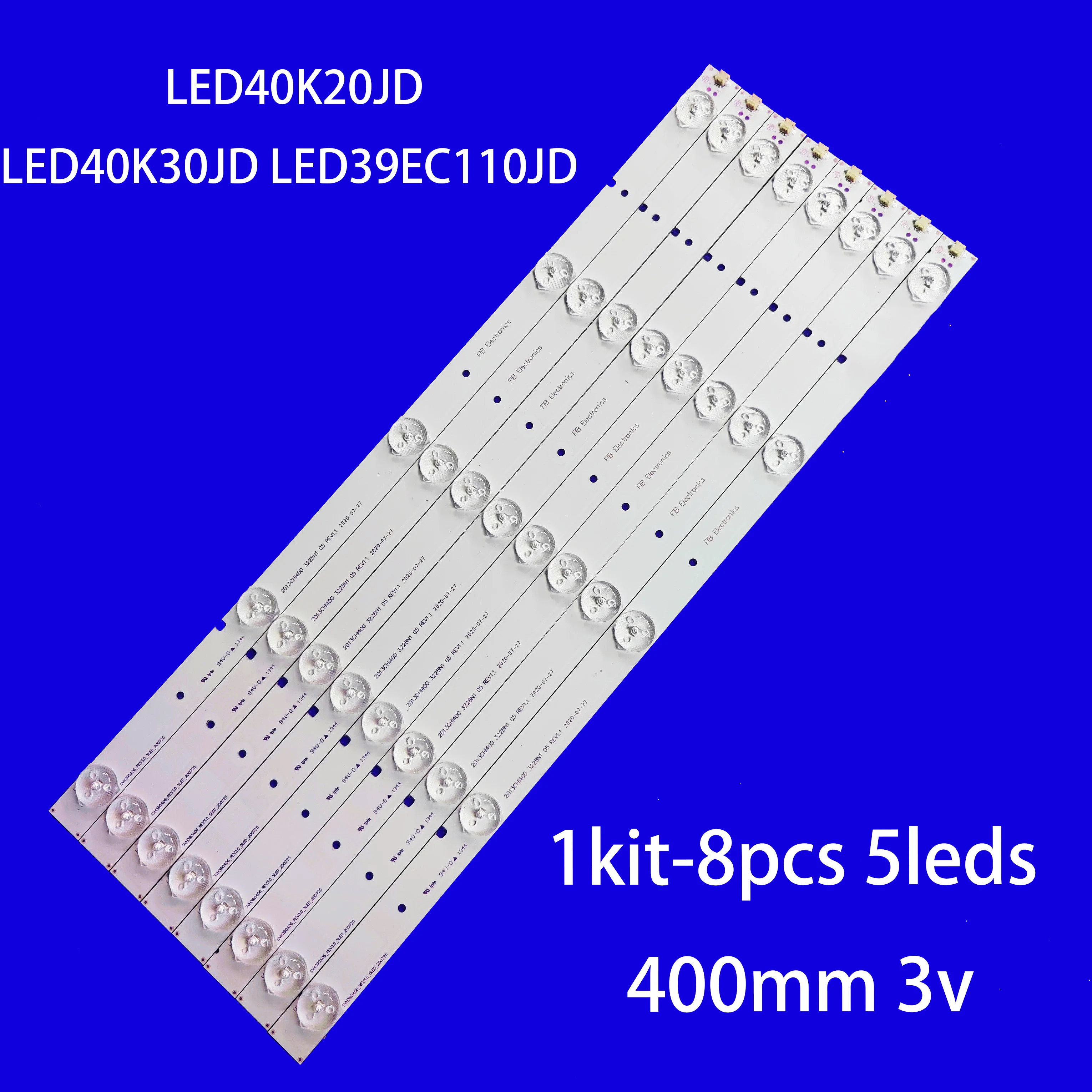 8 STKS = 1 SET Voor Hisense 40 