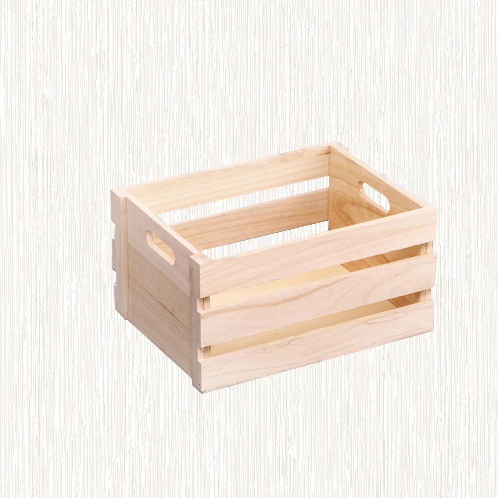 Wooden Storage Box Multifunction Desktop ganizer Office Stationery Container Hollow Design Space Saving Elegant Easy