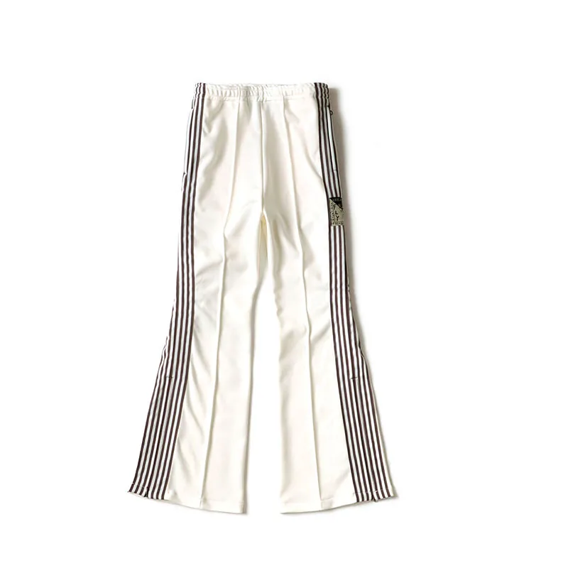 بنطلون كابيتال كاجوال طويل من البوليستر بسحاب جانبي وخطوط عمودية بثلاثة ألوان، تصميم فضفاض للارتداء اليومي الشبابي، خريف 2024 #5
