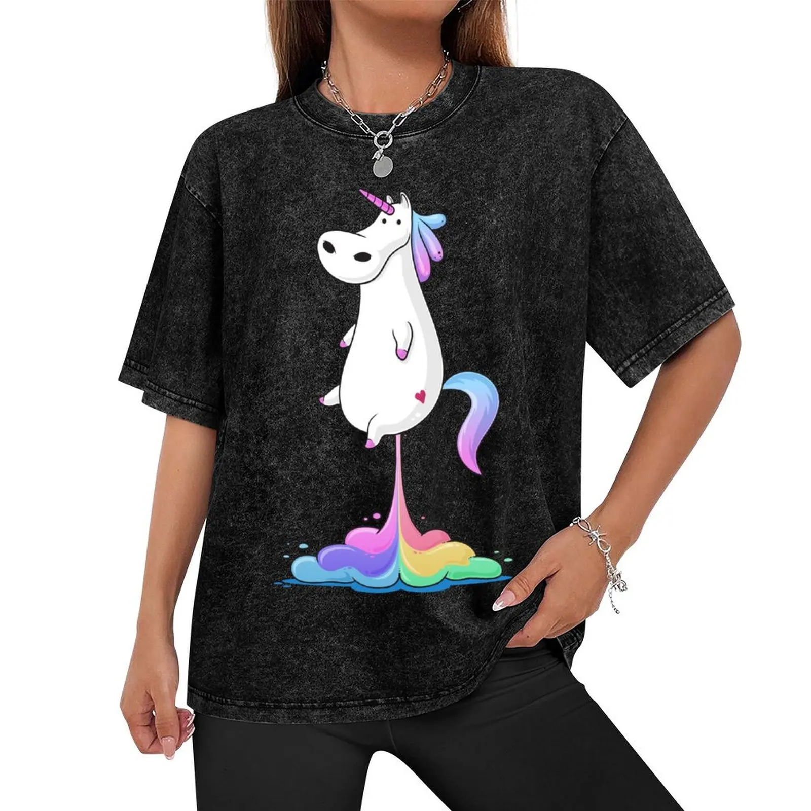 Unicorn Fart T-Shirt shirts graphic tee new edition plus size tops mens champion t shirts