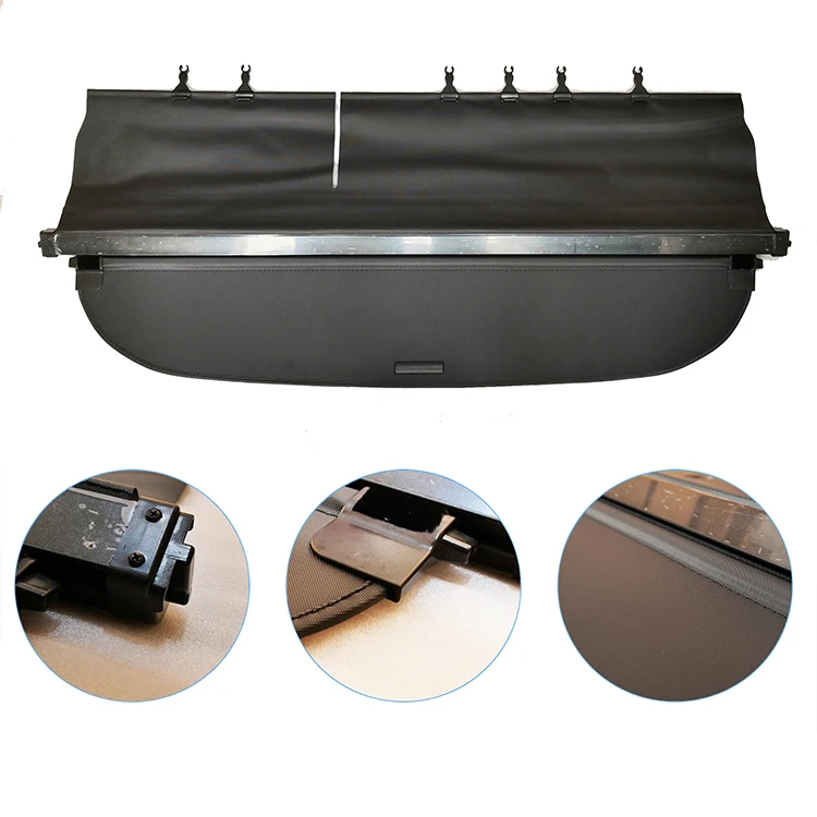 Rear Trunk Cargo Cover Luggage Security Shade For Mitsubishi Pajero Sport 2015,2016,2017