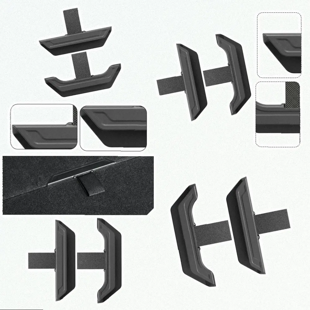 Trunk-Mounted Rope Draw String Organizer Supporting For Tesla Model Y For Juniper 2025 Rear Cargo Configuration