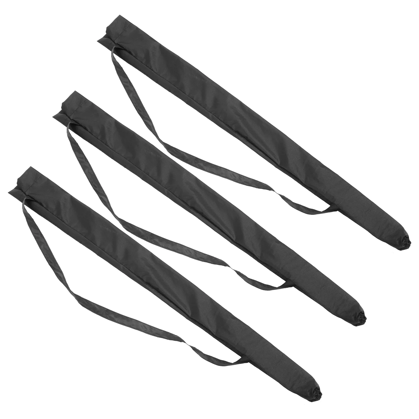 Bolsa de cubierta de paraguas a prueba de lluvia, bolsa de almacenamiento impermeable con mango largo, Protector de viaje portátil para uso en exteriores, 3 uds.