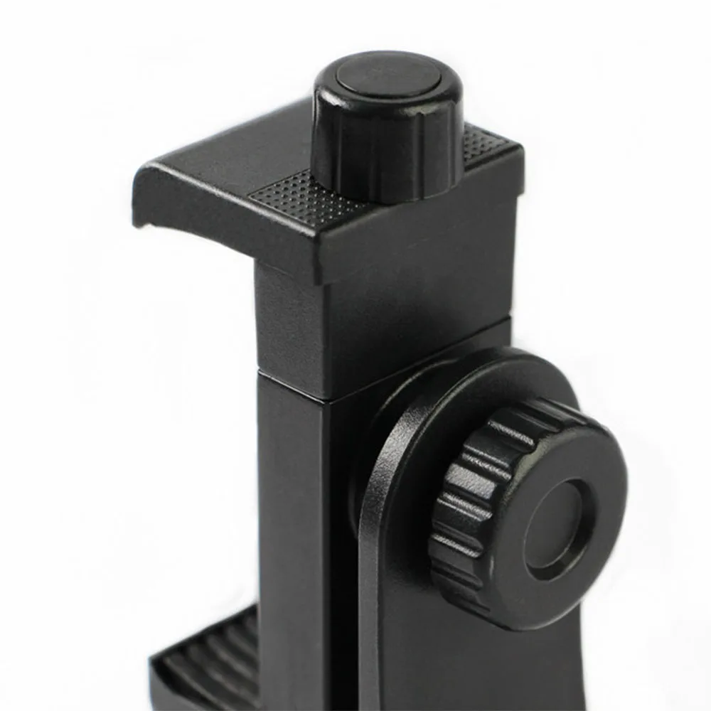 360 Degree Rotating Phone Clip With 1/4 Screw Hole Cellphone Holder Tripod Mount