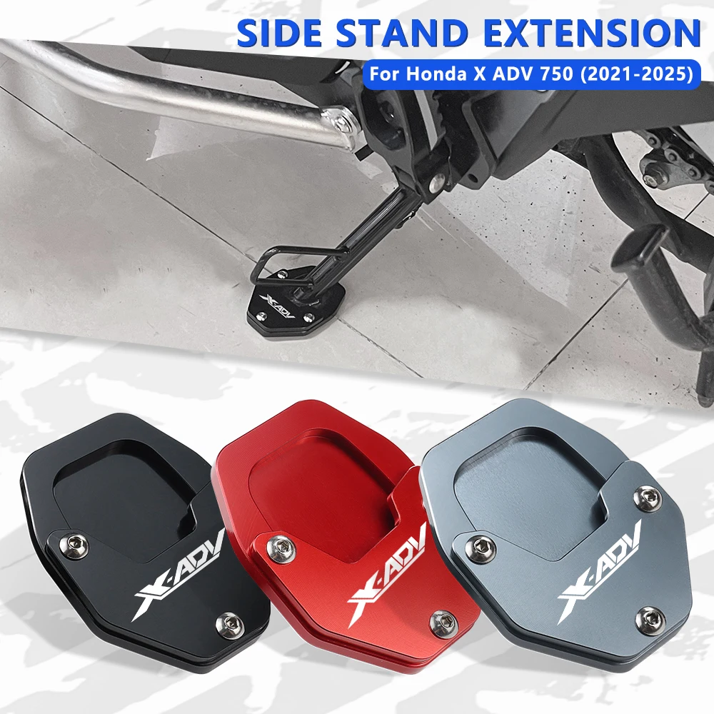 

Motorcycle Foot Pad Support Plate Kickstand Extender Side Stand Extension For Honda X-ADV750 X ADV 750 XADV750 (2021-2025)