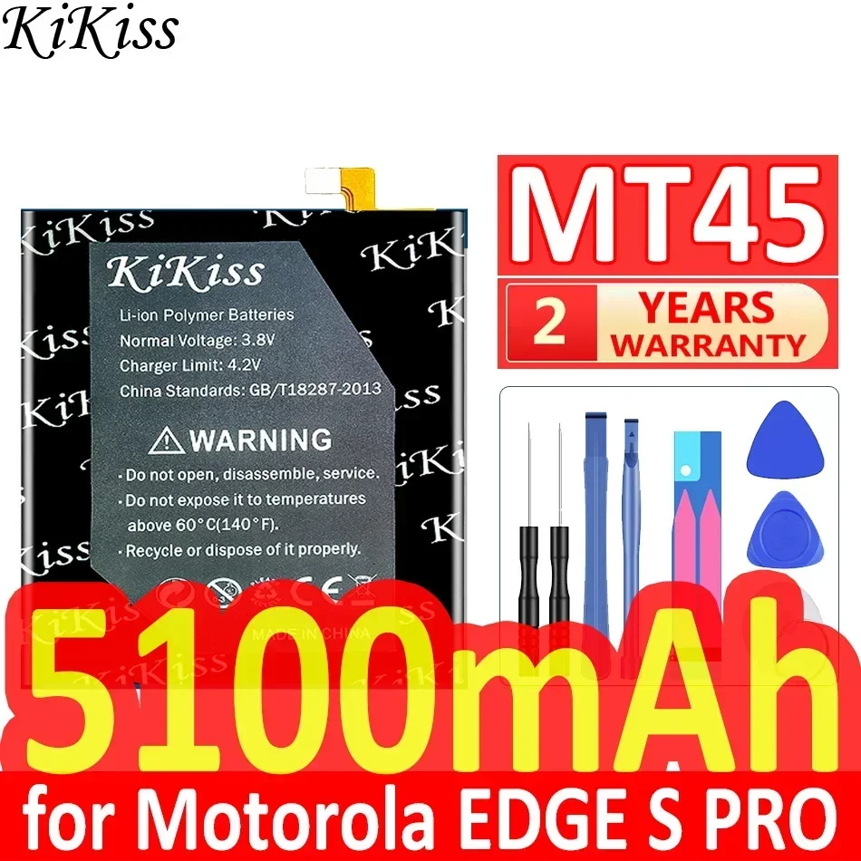 

Мощная батарея 5100 мач KiKiss MT45 для Motorola Moto EDGE S Pro SPro XT2153-1