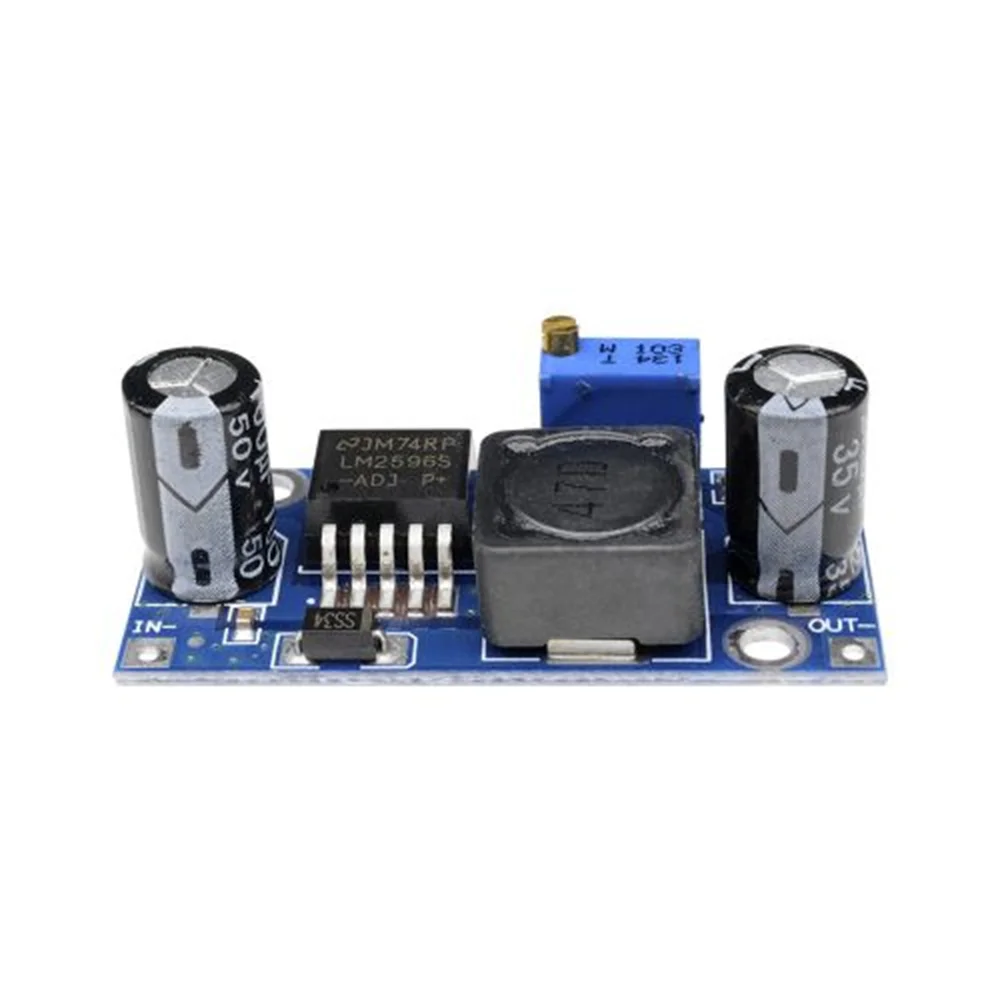 LM2596s DC-DC step-down power supply module 3A adjustable step-down module LM2596 voltage regulator 24V 12V 3V 5V