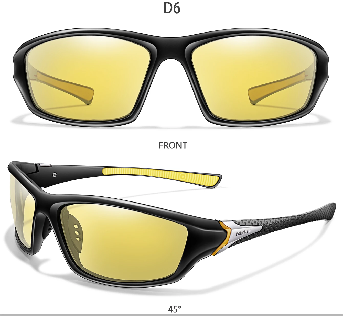 Polarisierte Sport-Sonnenbrille für Männer und Frauen, Outdoor, Reiten, Radfahren, Angeln, Laufen, Wandern, klassische Schutzbrille, UV400-Schutz – Detail 9