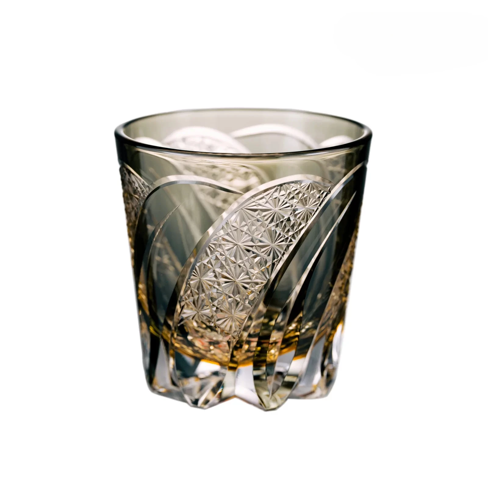PYH Modern Light Luxury Premium Collection Moon Rainbow Cup Glass Crystal Cup Whiskey Glass Gift Box
