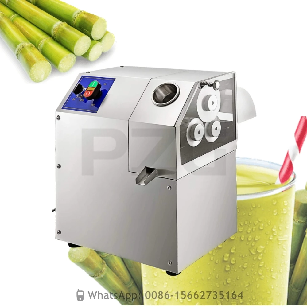 

Industrial Commercial Electric Sugar Cane Sugarcane Press Juice Juicer Squeezing Extracting Extractor Making Machine