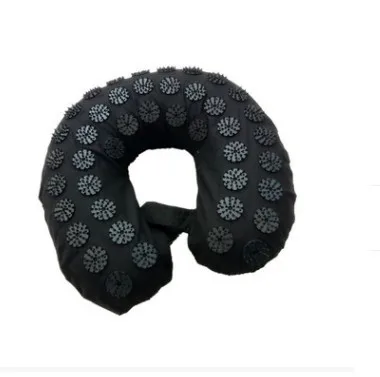 وسادة الكى الوخز بالإبر على شكل حرف U وسادة تدليك رأس الكتان العضوي وسادة اليوغا العلاج بالابر تخفيف الضغط وسادة الرقبة الاسترخاء #2