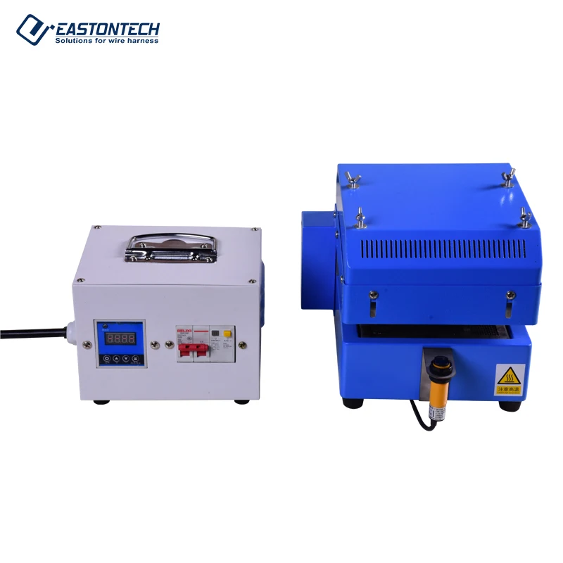 

EW-1915 Semi-auto Manual Feeding Heat Shrinkable Tube Heating Machine Infrared Radiant Tube Heater Machine PVC Welding Machine