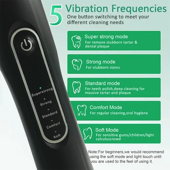 Dental Scaler Ultrasonic Tooth Cleaner Stone Removal Electric Sonic Plaque Remover for Teeth Stain Tartar Calculus whitening 3
