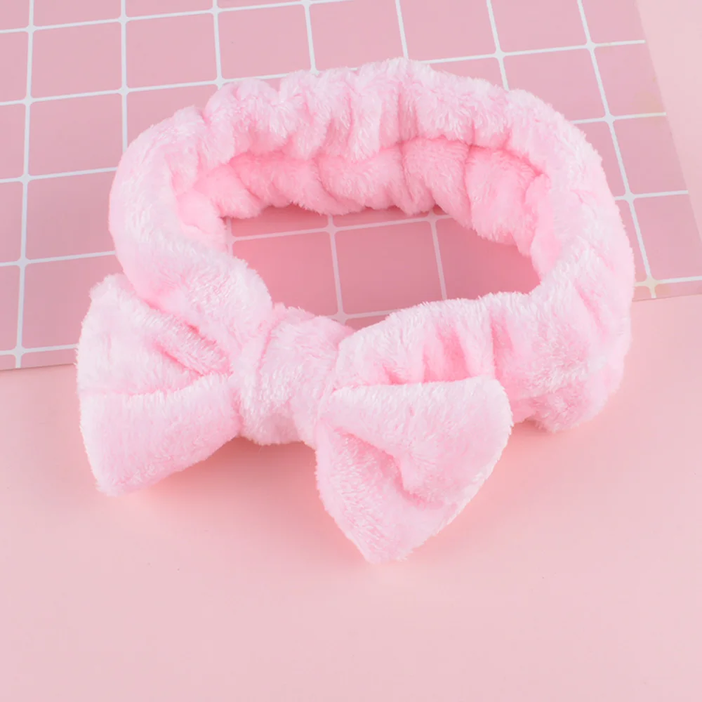 المرجان الصوف قوس الشعر الصليب عقال لغسل الوجه ماكياج سيدة حمام قناع التجميل هيرباند مرونة لينة عمامة إكسسوارات الشعر