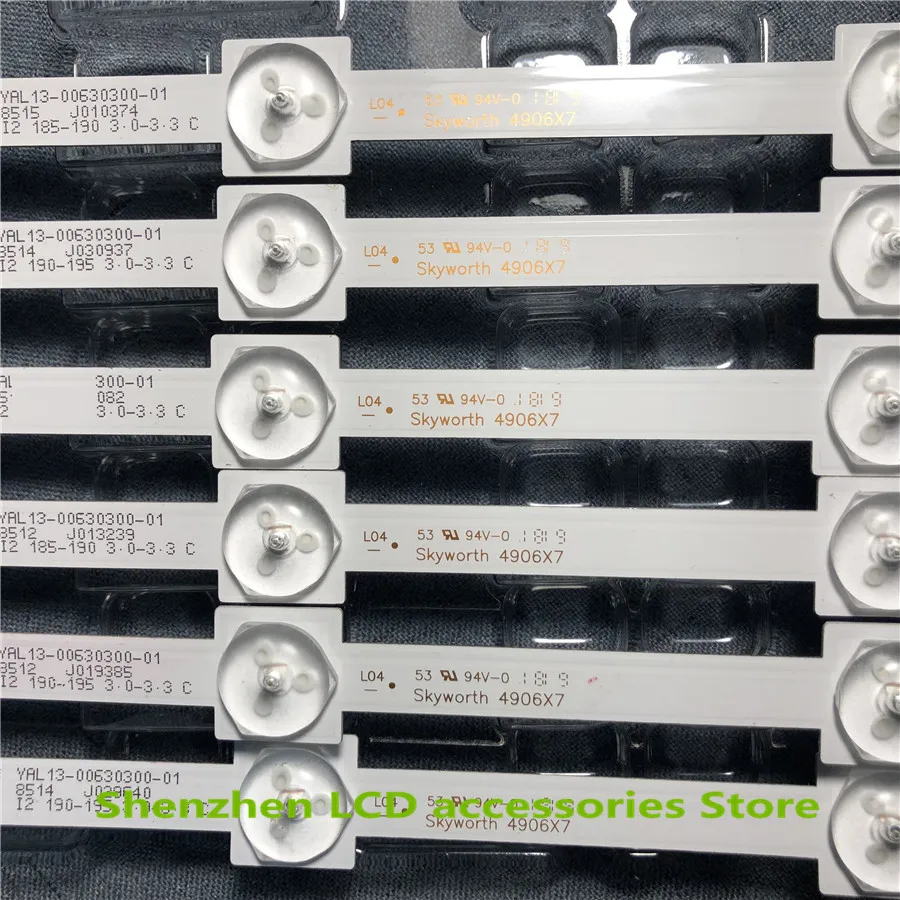 ل Skyworth 4906X7 6 المصابيح 48 سنتيمتر 3 فولت 100% جديد