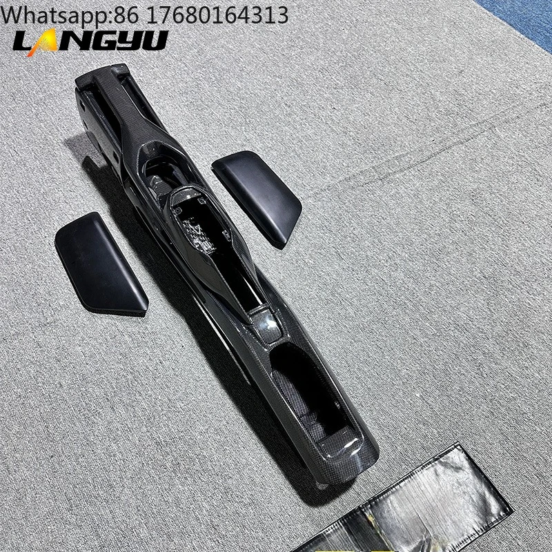 For LANGyu Modification Interior Accessories SF90 to SF90XX Dry Carbon Fiber Center Console Saddle for Ferrari SF90