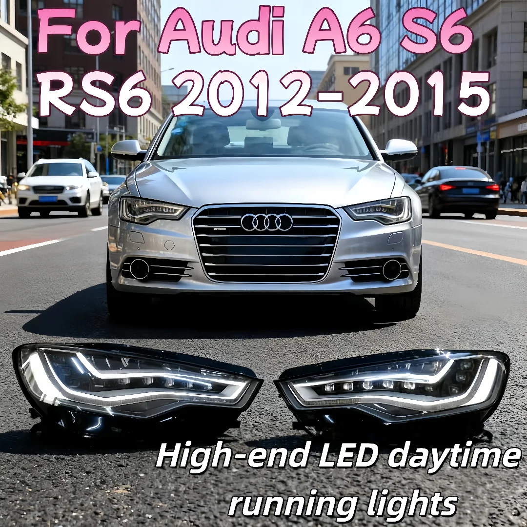 

Suitable for Audi 2012-2015 A6 S6 RS6 original high-end LED daytime running light headlight assembly