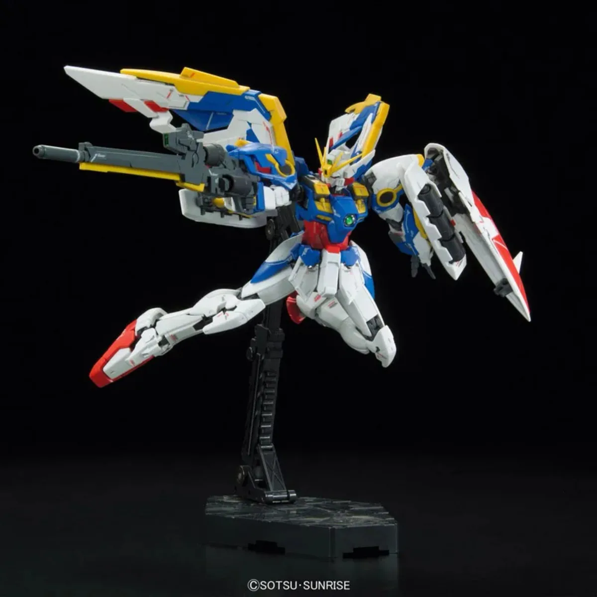 Original Bandai Original Gundam Figur Modell Kits RG Anime Figuren 20XXXG-01W Wing Gundam EW Action Modell Weihnachten Spielzeug Geschenk
