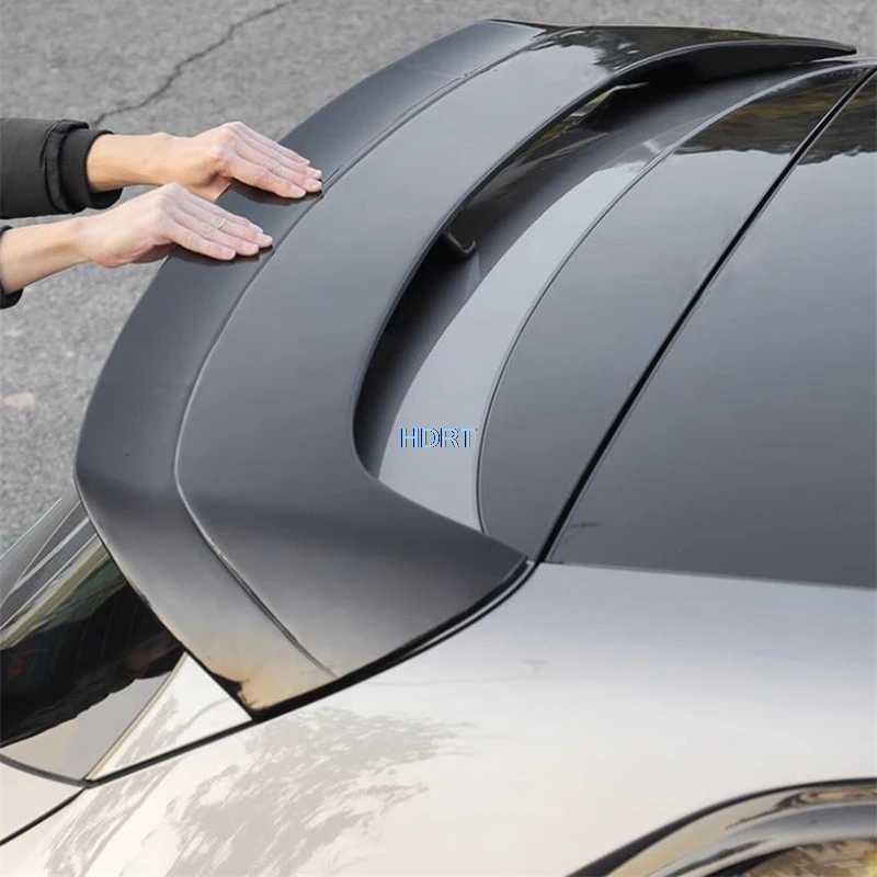 Car Styling Roof Fixed Wind Tail Wing Cover For AVATR 07 2024 + Rear Trunk Trim Side Spoiler Plate Accessories Exterior Sticker
