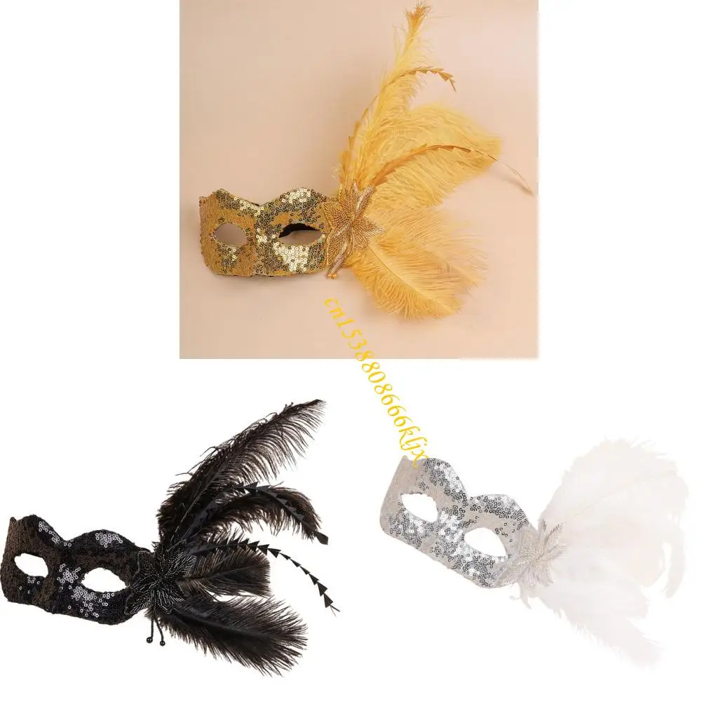 

Masquerades Mask for Women Mardi Gras Mask Carnivals Prom Venetians Mask Halloween Party Mask Fancy Dress Party Supplies 066C