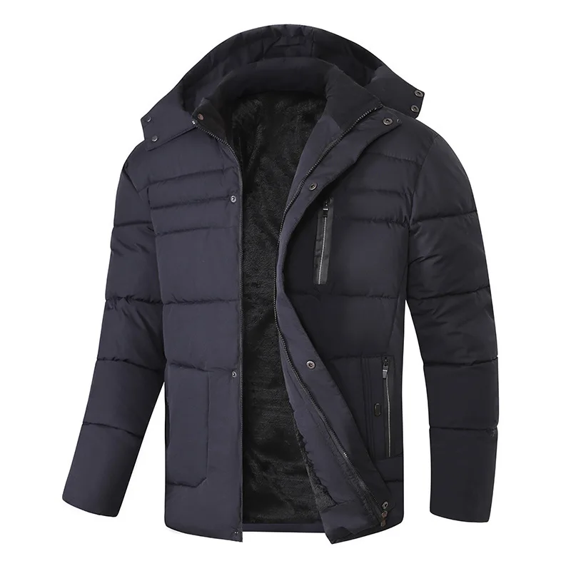 

Middle Aged and Elderly Fathers Wear Windproof and Cold Resistant Cotton Clothes for Men's Winter Coats Winter Parka Men Parkas