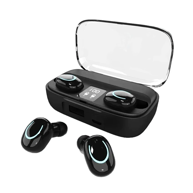 Wireless Bluetooth Headphones TWS Headsets With Mic Stereo Sport In-ear Earphone Touch Control Long Standby HD Call Earbuds Game