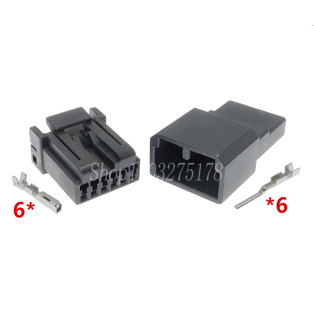 1 Set 6 Pin 175507-2 345178-2 175506-2 Automotive Socket Cable Harness Connector