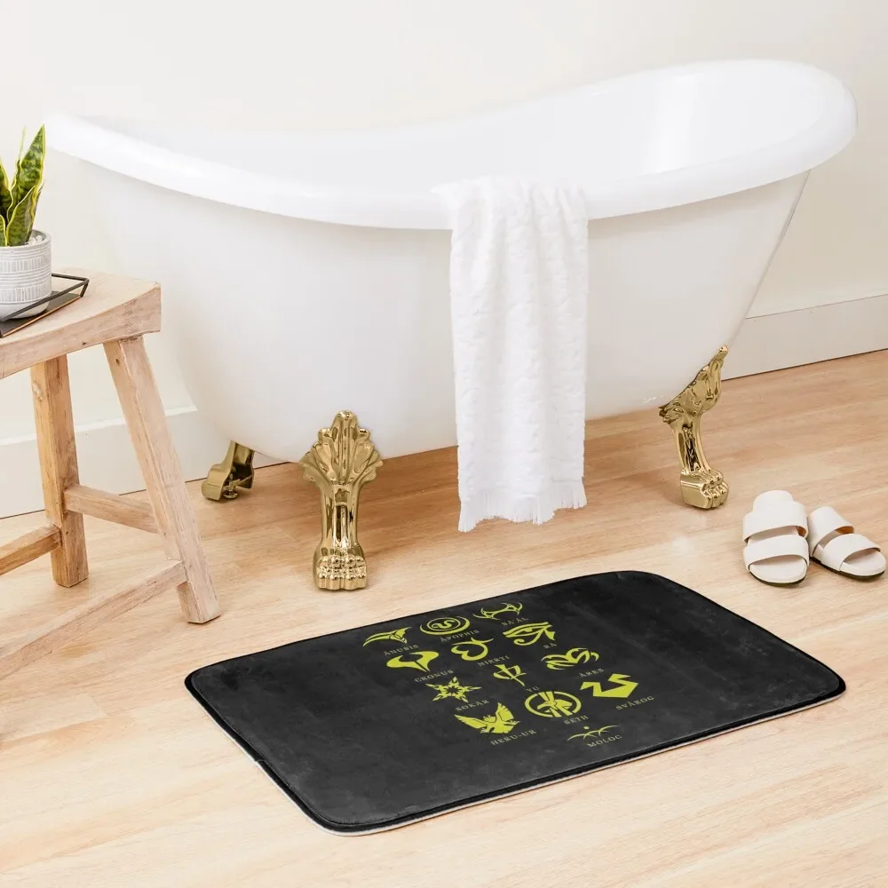 

Stargate SG1 Bath Mat Bathroom Accessories Anti-Skid Shower Rug Bathroom Mat